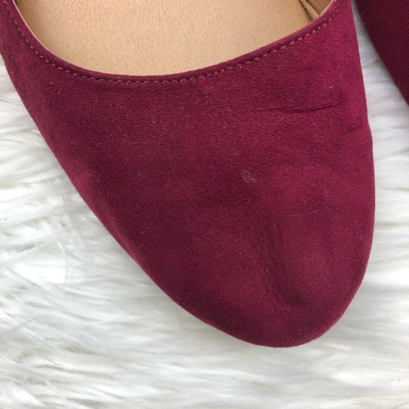 SOLD ❗️Torrid Burgundy Flats Size 11 Wide - Picture 4 of 7